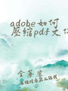 adobe如何压缩pdf文件大小在2m以内
