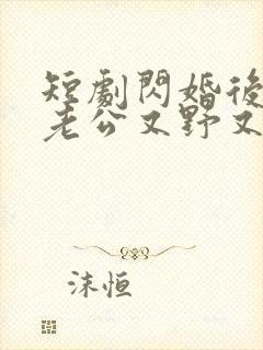 短剧闪婚后财阀老公又野又欲