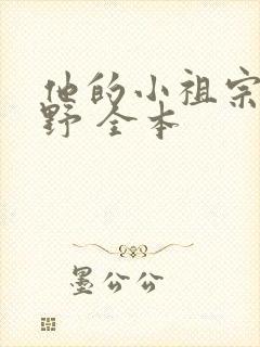 他的小祖宗甜又野 全本