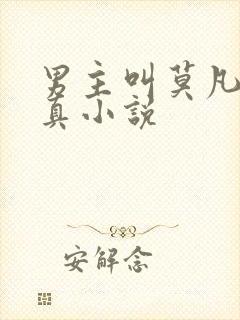 男主叫莫凡的修真小说