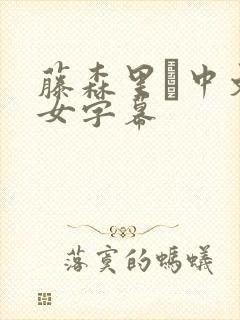 藤森里穂中文熟女字幕