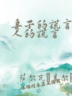 妻子的谎言 爱人的谎言