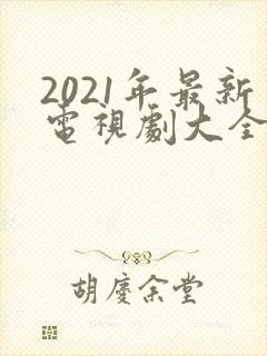 2021年最新电视剧大全