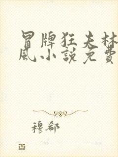 冒牌狂夫林悦顾风小说免费阅读完整版