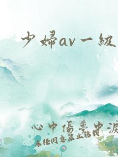 少妇av一级
