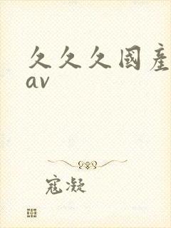 久久久国产精品av