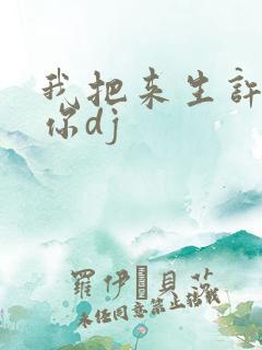我把来生许给了你dj
