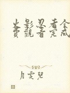 火影忍者全集免费观看完成版