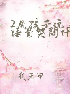 2岁孩子晚上不睡觉哭闹什么原因