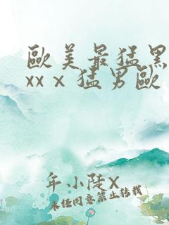 欧美最猛黑人xxxⅹ猛男欧