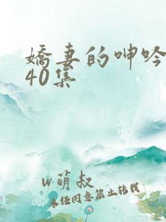 娇妻的呻吟1一40集