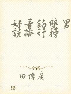 好看的双男主小说排行榜