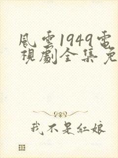 风云1949电视剧全集免费观看