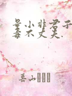 量小非君子,无毒不丈夫.