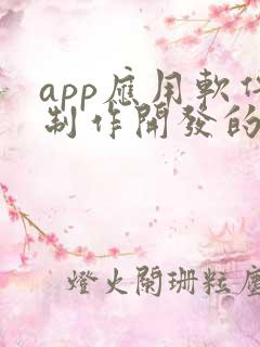 app应用软件制作开发的成本要多少钱