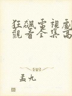狂飙电视剧免费观看全集高清完整版
