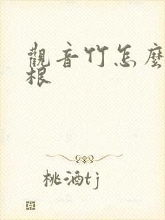观音竹怎么养生根