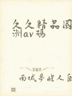 久久精品国产亚洲av码