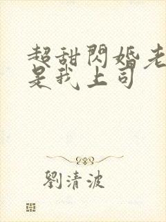 超甜闪婚老公竟是我上司