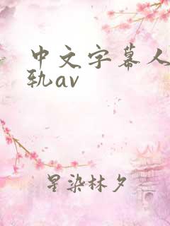 中文字幕人妻出轨av