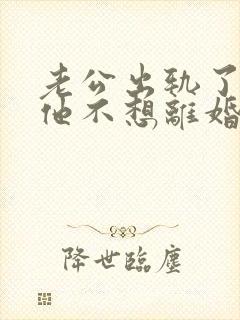 老公出轨了但是他不想离婚该怎么办