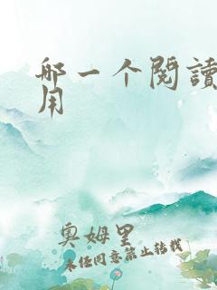 哪一个阅读器好用