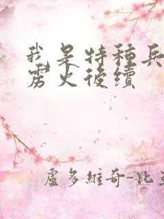 我是特种兵之霹雳火后续
