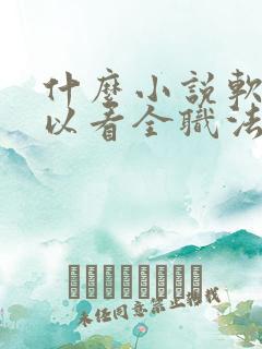 什么小说软件可以看全职法师