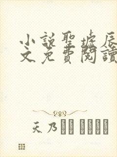 小说圣墟辰东全文免费阅读
