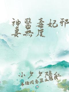 神医毒妃邪王宠妻无度