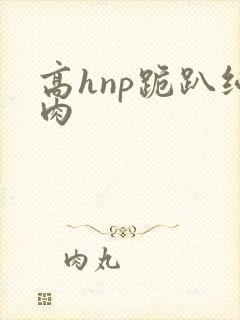 高hnp跪趴纯肉