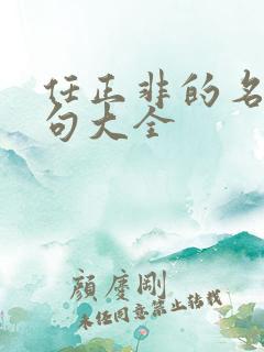 任正非的名言名句大全