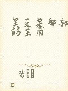 吴天是哪部小说的主角