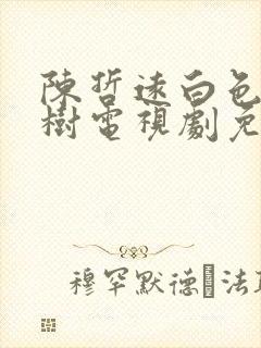 陈哲远白色橄榄树电视剧免费播放