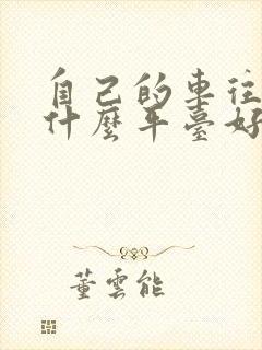 自己的车往外租什么平台好
