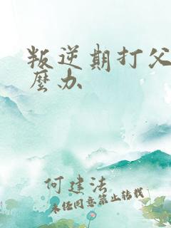 叛逆期打父母怎么办
