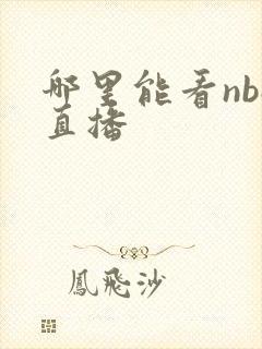 哪里能看nba直播
