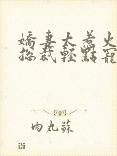 娇妻太惹火嗜血总裁轻点宠