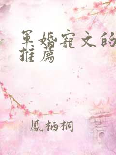 军婚宠文的小说推荐