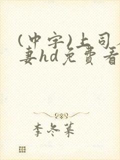 (中字)上司人妻hd免费看