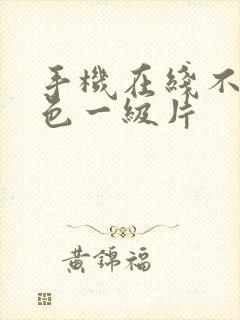 手机在线不卡黄色一级片
