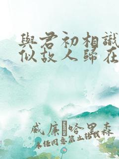与君初相识·恰似故人归在哪里看