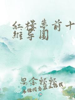 红楼梦前十章思维导图