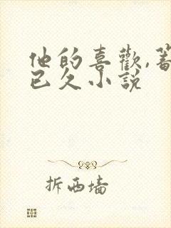 他的喜欢,蓄谋已久小说