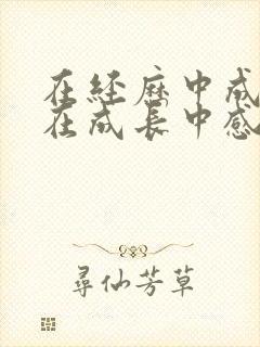 在经历中成长,在成长中感悟