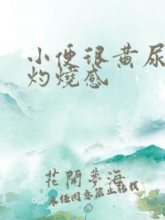 小便很黄尿道口灼烧感