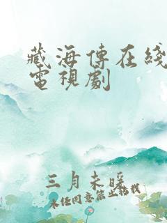 藏海传在线免费电视剧