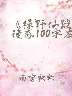 《绿野仙踪》读后感100字左右