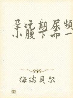 孕晚期尿频感觉小腹下面一直有尿意怎么回事