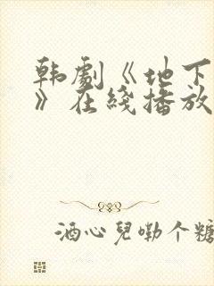 韩剧《地下猎罪》在线播放全集